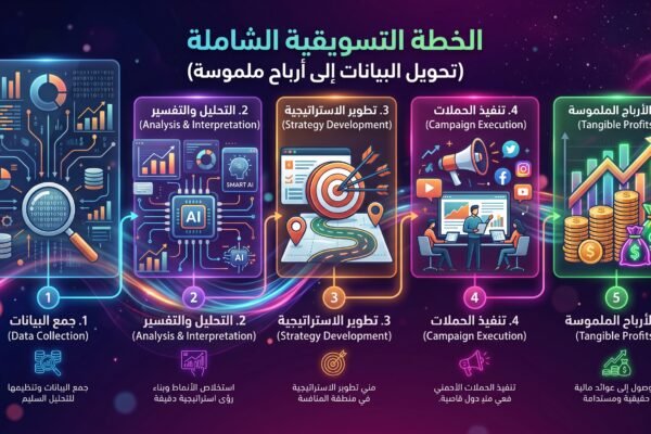 الخطة التسويقية الشاملة (تحويل البيانات إلى أرباح ملموسة)