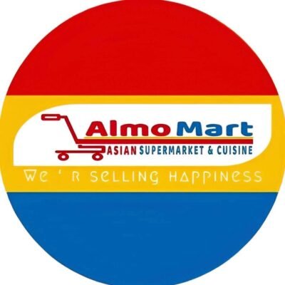 شعار المو مارت سوبر ماركت للمنتجات الأسيويه Almo mart