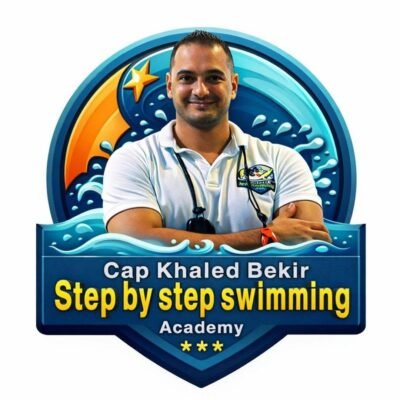 شعار step by step swimming academy