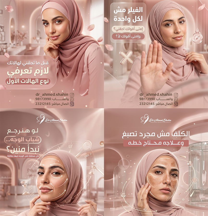 Dermatology & Aesthetic Clinic Designs | Designs by Eng. Esraa Fathy لـDr. Ahmed Shahin
