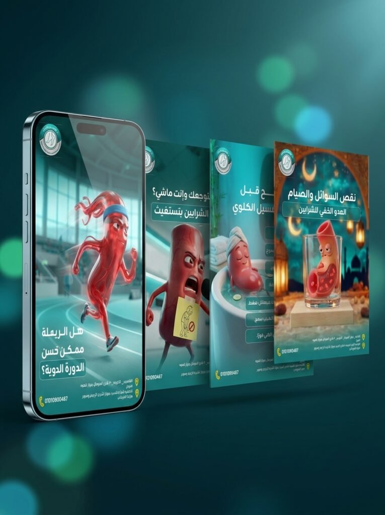 Designed by Eng. Esraa Fathy لـSocial Media Designs for Dr. Karim Kamal — تصميم Esraa Fathy | ماركتر مارت